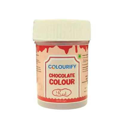 Red Chocolate Colour - 5 Grams | Colourify Powder Chocolate Colour