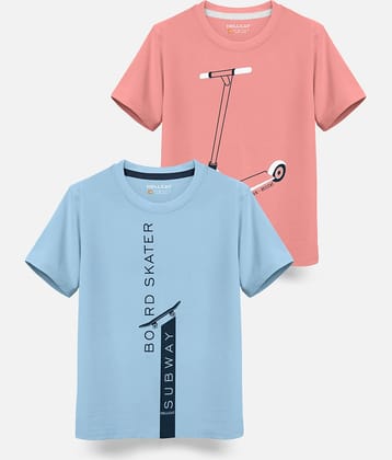 HELLCAT Pack of 1 Boys Cotton Blend T-Shirt ( Multicolor )