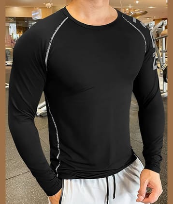 Eyebogler Pack of 1 Polyester Regular Fit Men's T-Shirt ( Grey )