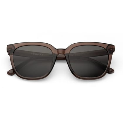 PERKEY UV Protected Stylish Shades For Men and Women - PRKY0017-C2-Medium / Black / Brown
