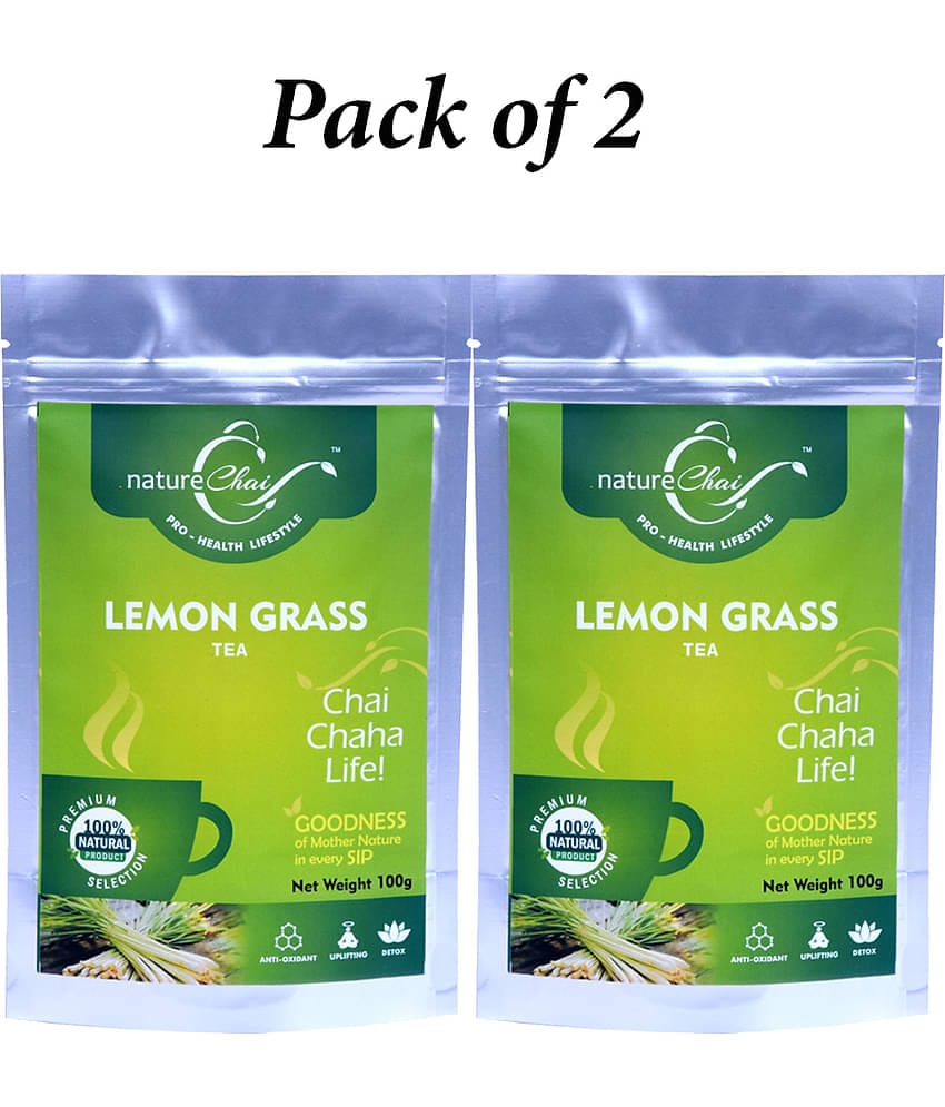nature Chai Lemongrass Tea Loose Leaf 100 gm Pack of 2