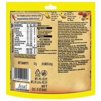 Maggi Masala Magic - 12 Single-use sachets, 72g