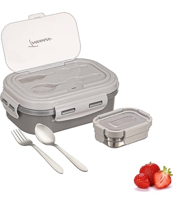 Trueware - Blue Stainless Steel Insulated Lunch Box ( Pack of 1 )