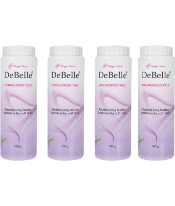 DeBelle combo 4, 100g talc combo 100g talc Talc 100 gm Pack of 4