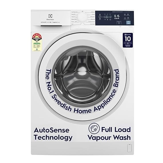 Electrolux 8kg 5 Star EcoInverter Fully Automatic Front Load Washing Machine,