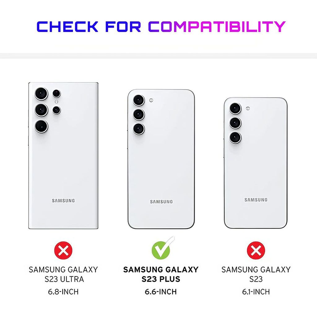 LIRAMARK Liquid Silicone Soft Back Cover Case for Samsung Galaxy S23 Plus 5G