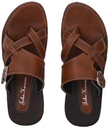 John Karsun - Tan Mens Sandals - None