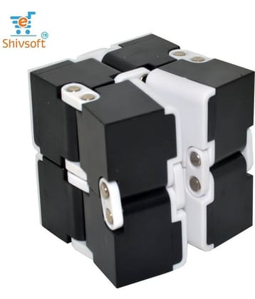 Shivsoft Infinity Cube New Fidget Cube Toy Office Decompression Stress Reducer Perfect Toys for Adult and Children Toys (Assorted Colour)