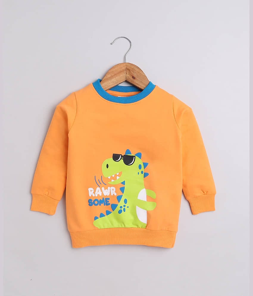 BUMZEE Green Girls Full Sleeves Cotton Sweatshirt Age - 12-18 Months