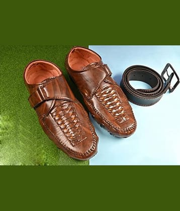 Akiko - Coffee Men's Sandals