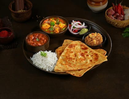 Subz Kadhai Thali Meal