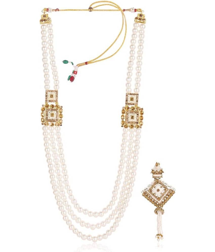 Wedding Groom Mala & Brooch Set for Men