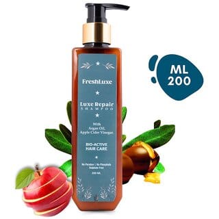 FreshLuxe Repair Shampoo,  Moroccan Argan Oil  Apple Cider,  Unisex,  200ml