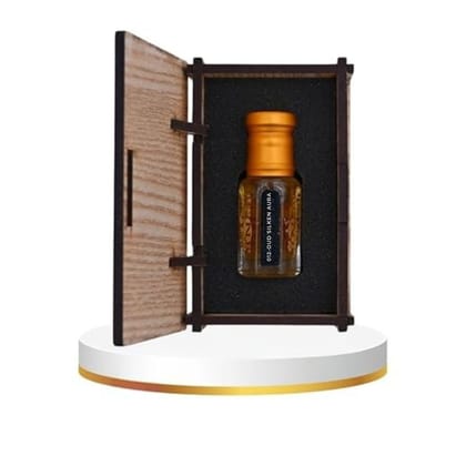 alnaqi fragrances Oud Silk Mood Attar | Alcohol-Free Roll-On Oud Perfume Oil | Unisex Smooth Floral-Amber Scent