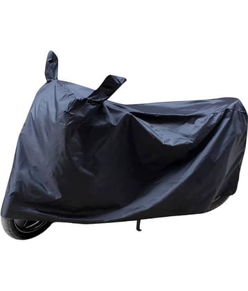 AutoRetail - Black Dust Proof Two Wheeler Polyster Cover With (Mirror Pocket) for Electric Optima ( Pack of 1 )