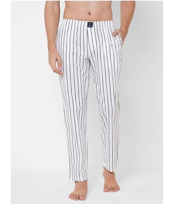 URBAN SCOTTISH Pack of 1 Pyjama For Men's ( White )