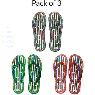 29K Grey Comfort Stylish Slippers For Womens (Pack of 3)