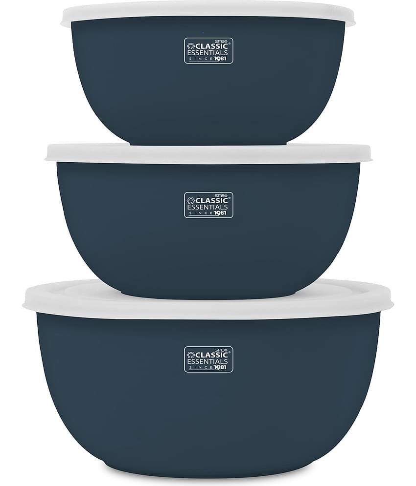Classic Essentials Steel Mixing Bowl 3 Pc