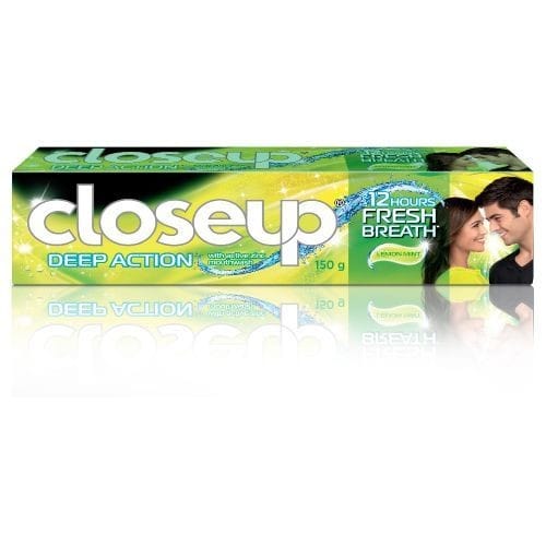 Close Up Toothpaste Deep Action Lemon Mint Gel 150g