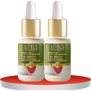 Lotus Botanicals Hyaluronic Acid & Raspberry Ultra Glow Serum_14Ml ( Pack Of 2 ) (28 Ml)