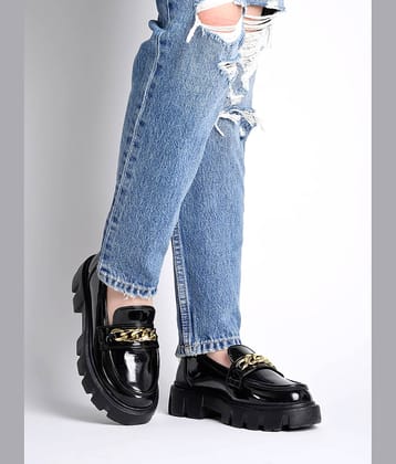 Shoetopia - Black Women's Loafers