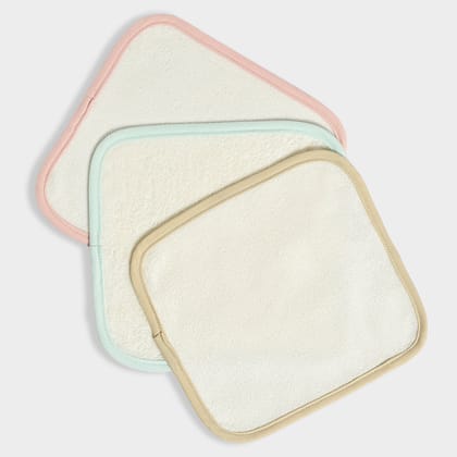 Buddy Snow Hanky Set Pack of 3-23x23 cm / White