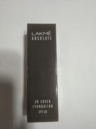 Lakme Absolute 3d cover Foundation Spf 30 warm sand 
