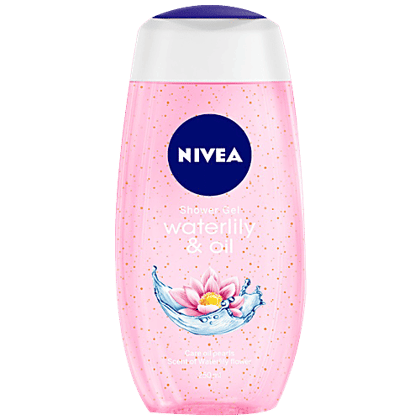Nivea Waterlily & Oil Shower Gel - With Refreshing Scent, pH Balanced, Moisturising, 250 ml