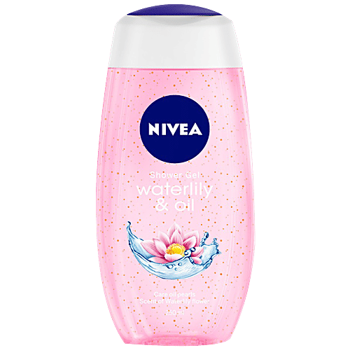 Nivea Waterlily & Oil Shower Gel - With Refreshing Scent, pH Balanced, Moisturising, 250 ml