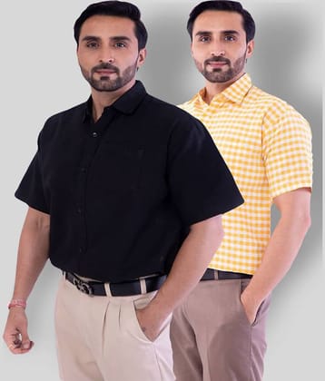 DESHBANDHU DBK - Multicolor Cotton Regular Fit Men's Casual Shirt (Pack of 2 )