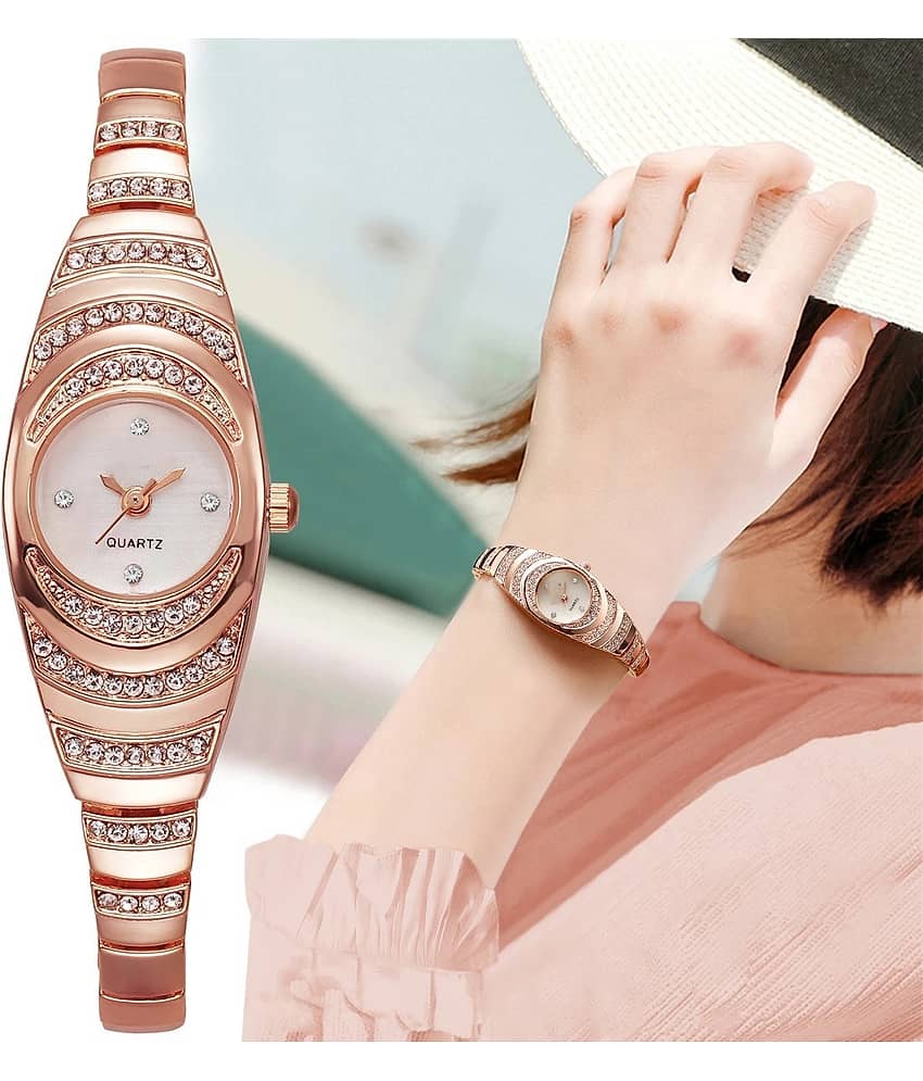 Renaissance Traders Rose Gold Metal Analog Womens Watch