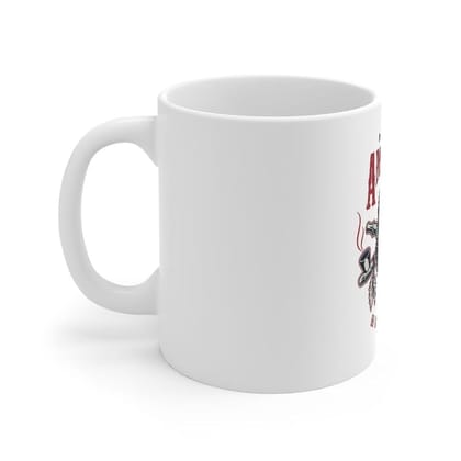 DARSHANS Ceramic Gorila Desing Printed Coffee Mug (Color: White, Capacity:330ml) DARSHANS Ceramic Gorila Desing Printed Coffee Mug (Color: White, Capacity:330ml)