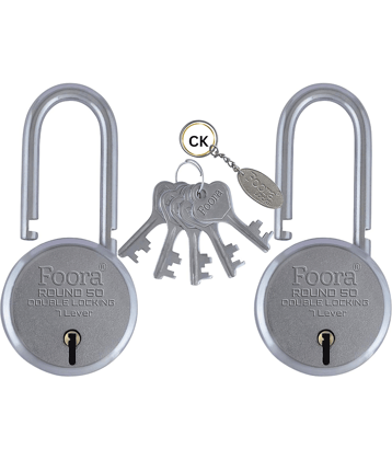 Foora 50 ls2 Padlock 5 Same Key Lock Set, Common Key Lock