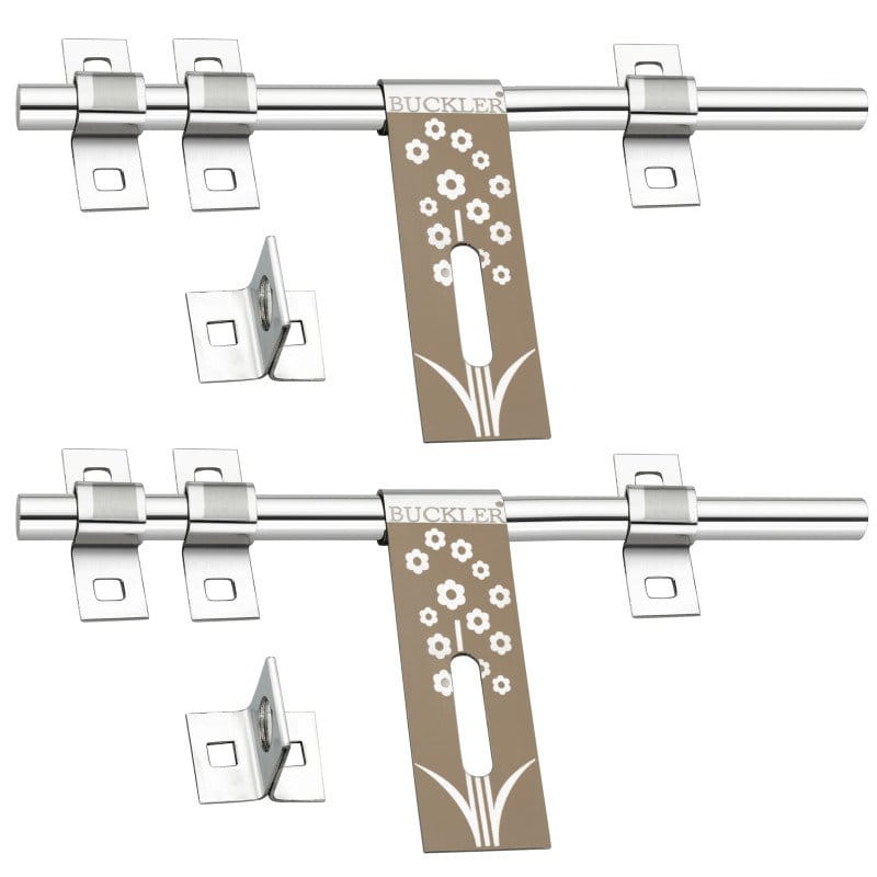 S-GUARD Stainless Steel Door Fitting Aldrop for Home, Gate, Bedroom, Store Room, Offices-LA51 Gold-2 Pcs