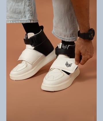 Big Fox Orange Men's High Tops Shoes