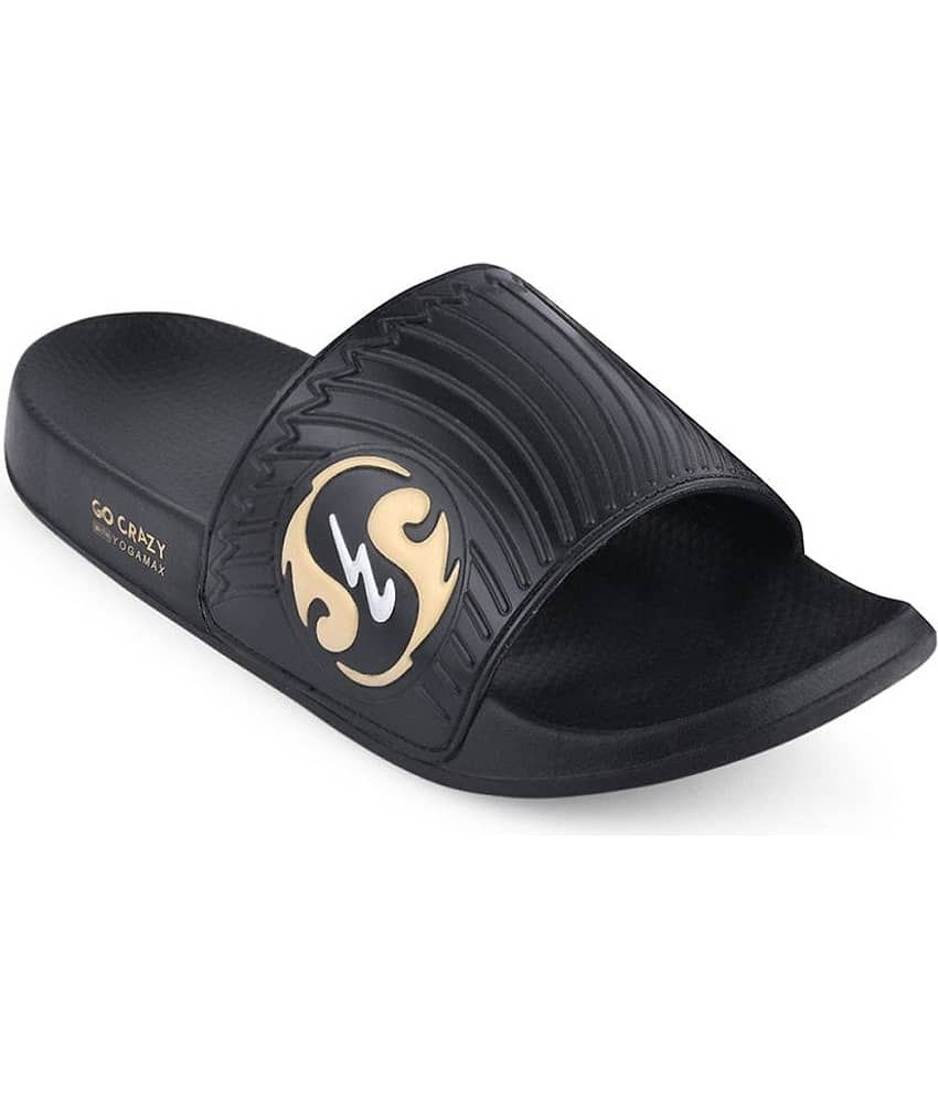 Campus - Black Men's Slide Flip Flop