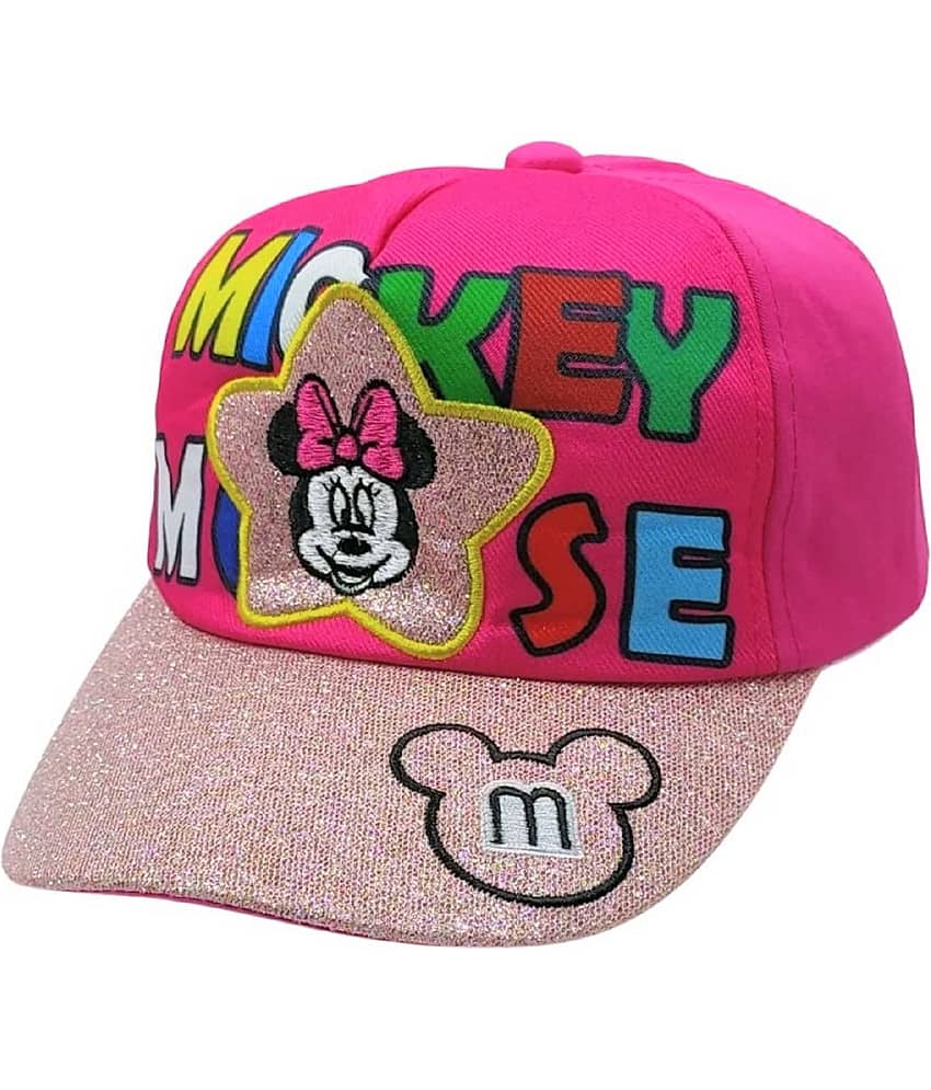 ZACHARIAS  Gir's Kids Cap  (Pink) (2-6 Years) Pack of 1