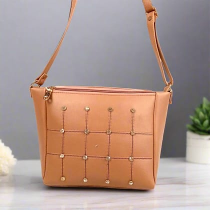Sling Bag For Women | Premium PU Leather Cross Body Bag | Latest Trendy Shoulder Bags | Stylish Ladies Purse Hand Bag - For Woman, Girls, Parties, Office & Gifts-Design 1