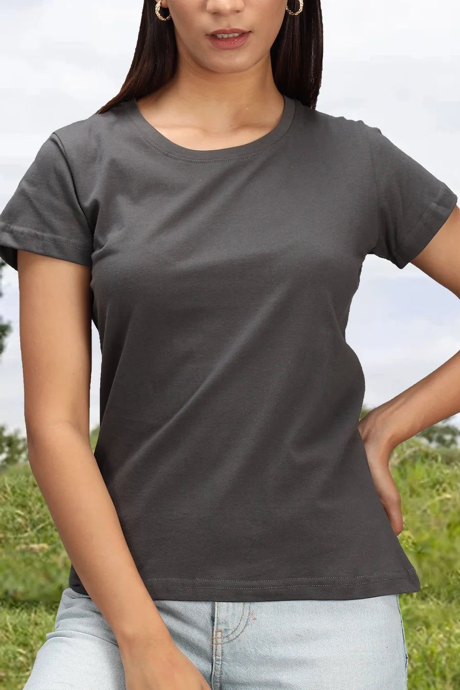 Classic Crew in Smoky Grey-S