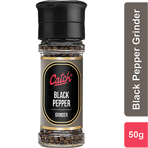 Catch Black Pepper/Kari Menasu - Grinder, 50 g Glass Bottle