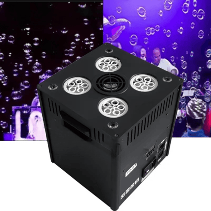 SPARKWORLD 6W 4-Nozzle LED Bubble Machine with Multi-Color Stage Effects | Colour: Bubble Machine (4 Nozzle) SPARKWORLD 6W 4-Nozzle LED Bubble Machine with Multi-Color Stage Effects | Colour: Bubble Machine (4 Nozzle)