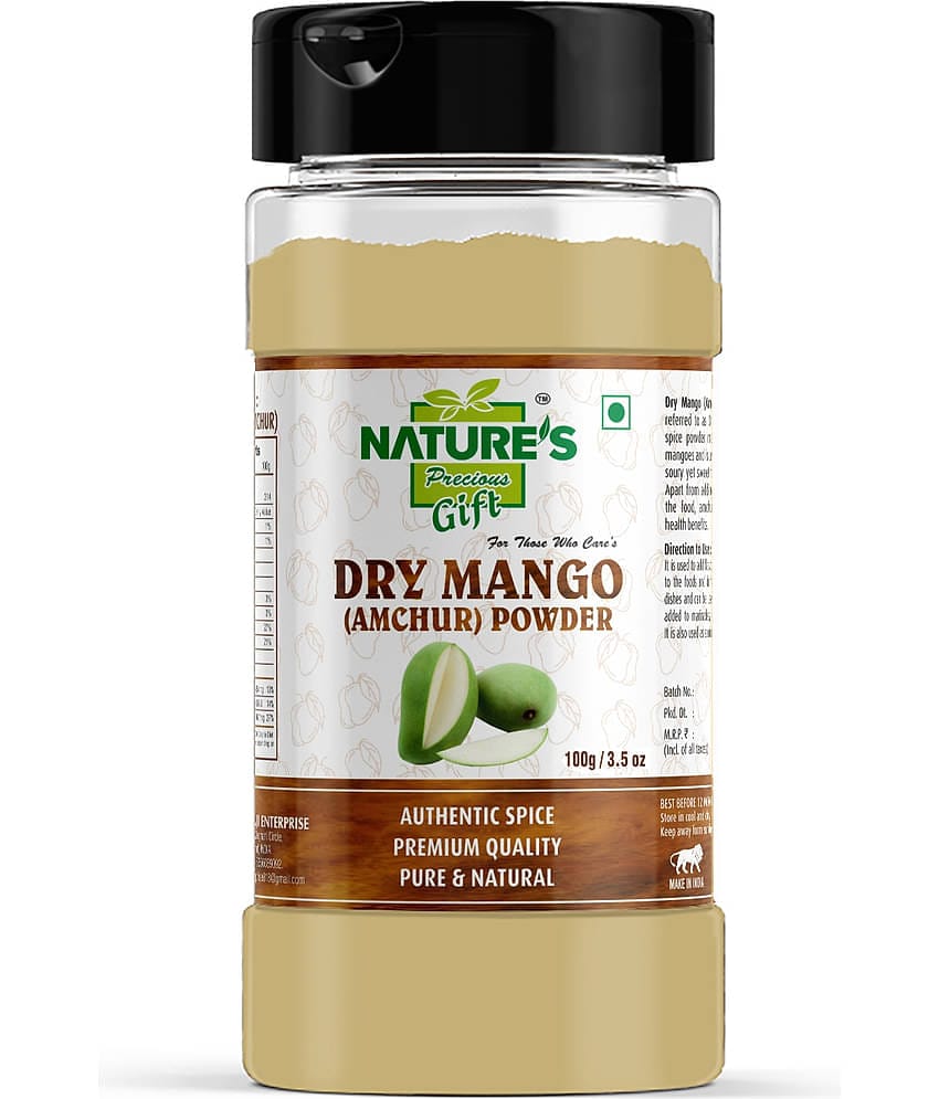 Natures Gift Dry Mango (Amchur) Powder - 3.5 Oz Spice Jar Powder 100 gm
