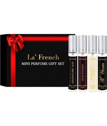 LA FRENCH - Mini Gift Set Oudh Perfumes Eau De Parfum (EDP) For Unisex 40ml ( Pack of 1 )