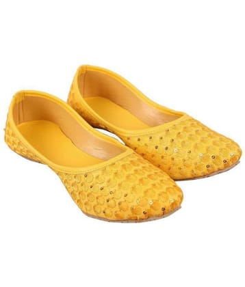 Apratim Yellow Ethnic Footwear