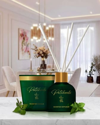 Oriental Patchouli (Special Combo) Reed Diffuser (100ml) & Scented Candle (120g)