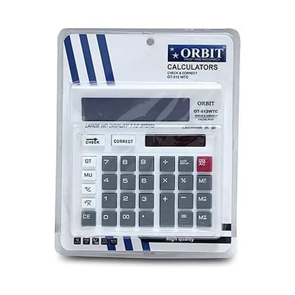 Uratech Orbit OT-512 WTC Colourful 12 Digit Basic Calculator  (12 Digit)