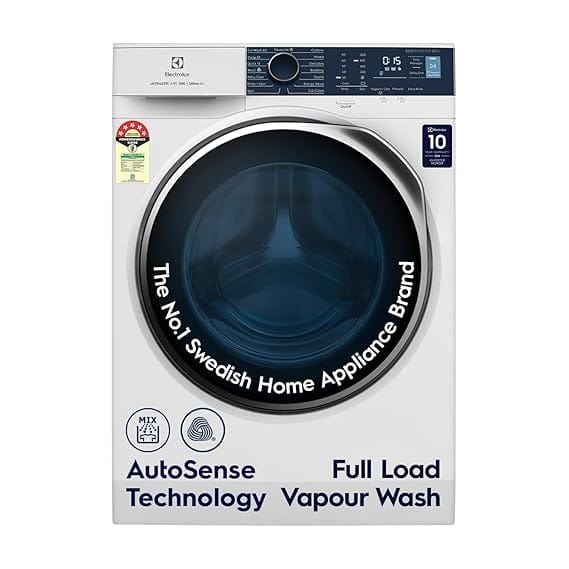 Electrolux 8kg 5 Star Fully Automatic Front Load Washing Machine with UltraMix,EWF8024R5WB