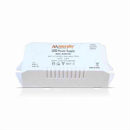 Murphy 25W 2A LED Strip Light Driver-Pack of 1