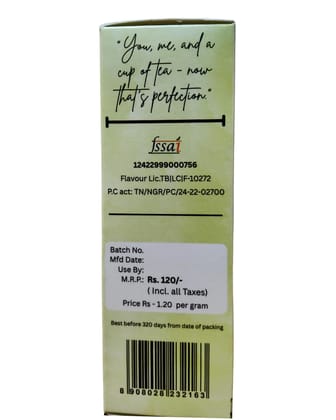 Tea & Brew | Green Tea | Whole Leaf | 100g Box | Pack of 1