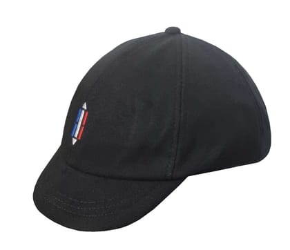 Cotton Short News Boys Style Golf Caps Black Color